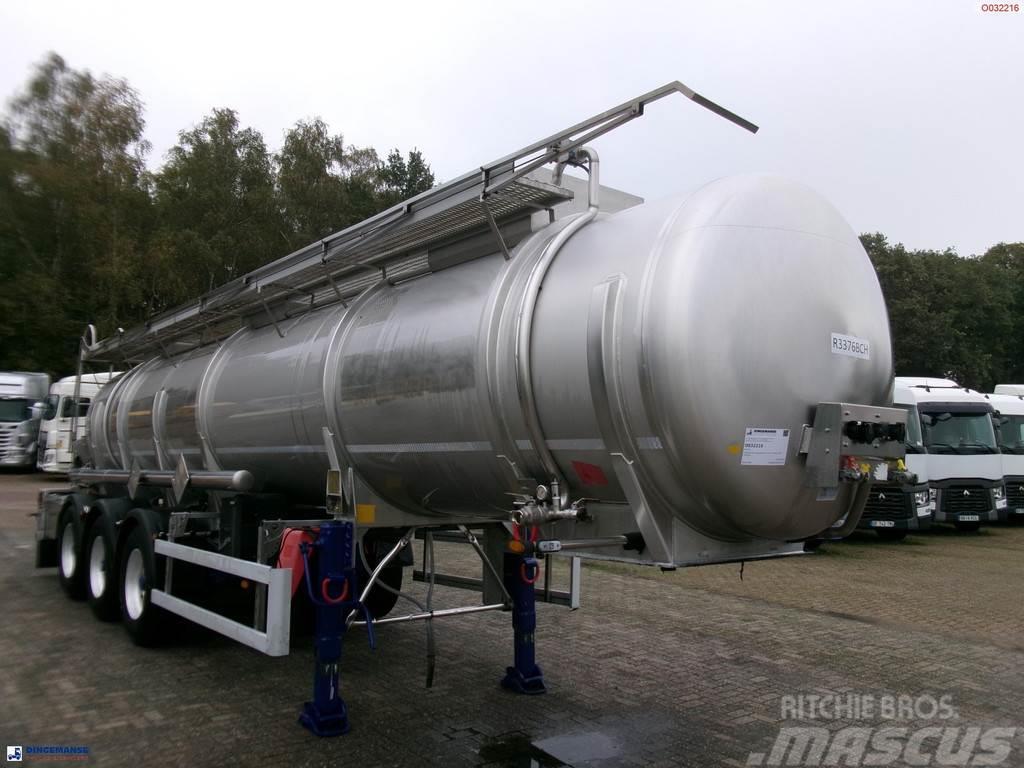  Parcisa Chemical tank inox L4BH 21.2 m3 / 1 comp + Cisterna semi-remorci