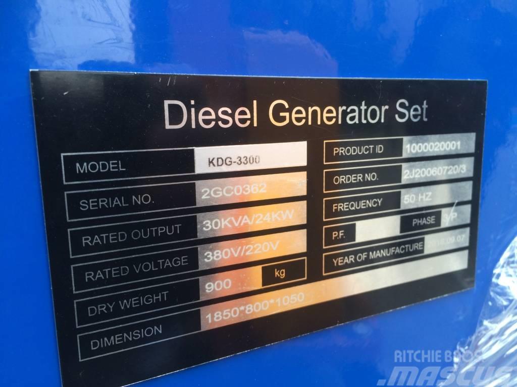 Kubota powred diesel generator set sq 3300 KOVO Generatoare Diesel