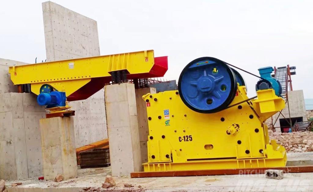 Kinglink C125 Primary Jaw Crusher for Riverstone Concasoare