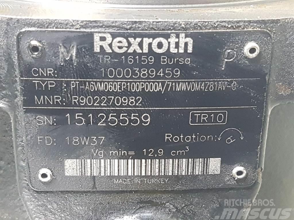Wacker Neuson 1000389459-Rexroth A6VM060EP100-Drive motor Hidraulice