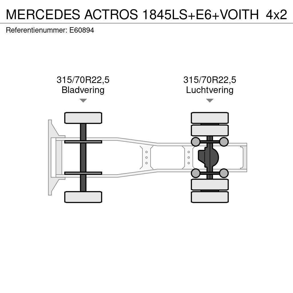 Mercedes-Benz ACTROS 1845LS+E6+VOITH Autotractoare