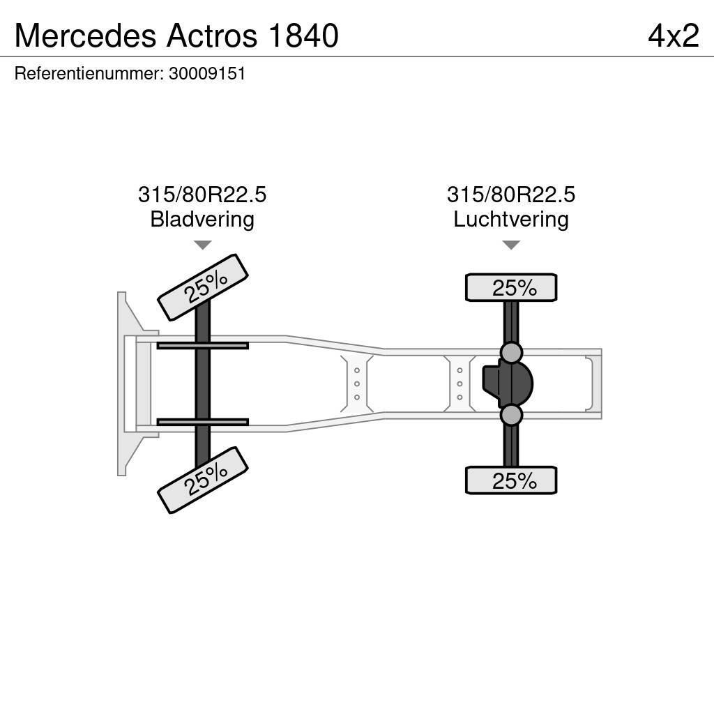 Mercedes-Benz Actros 1840 Autotractoare