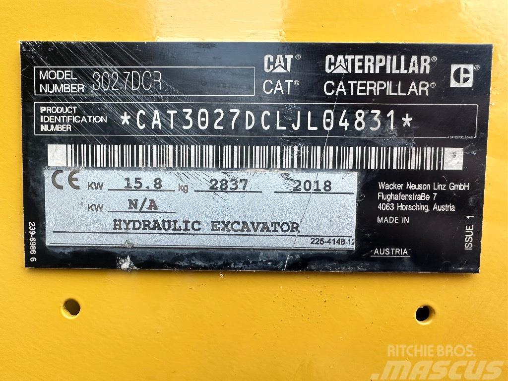 CAT 302.7D CR Mini excavatoare < 7t