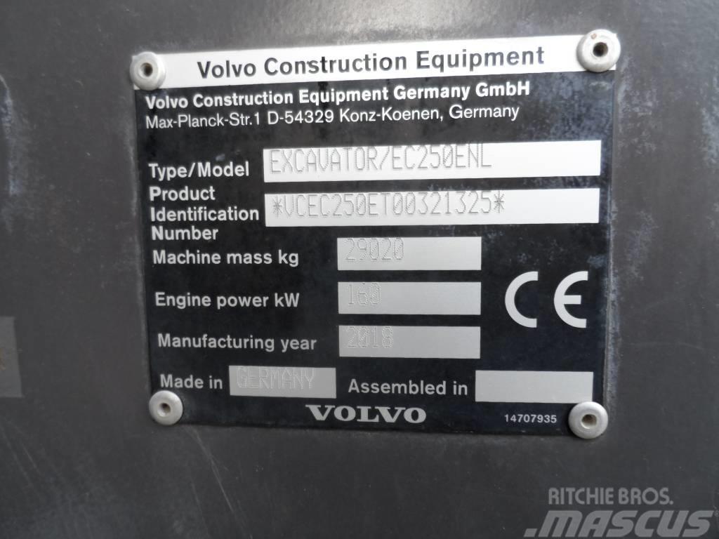Volvo EC 250 ENL Excavatoare pe senile