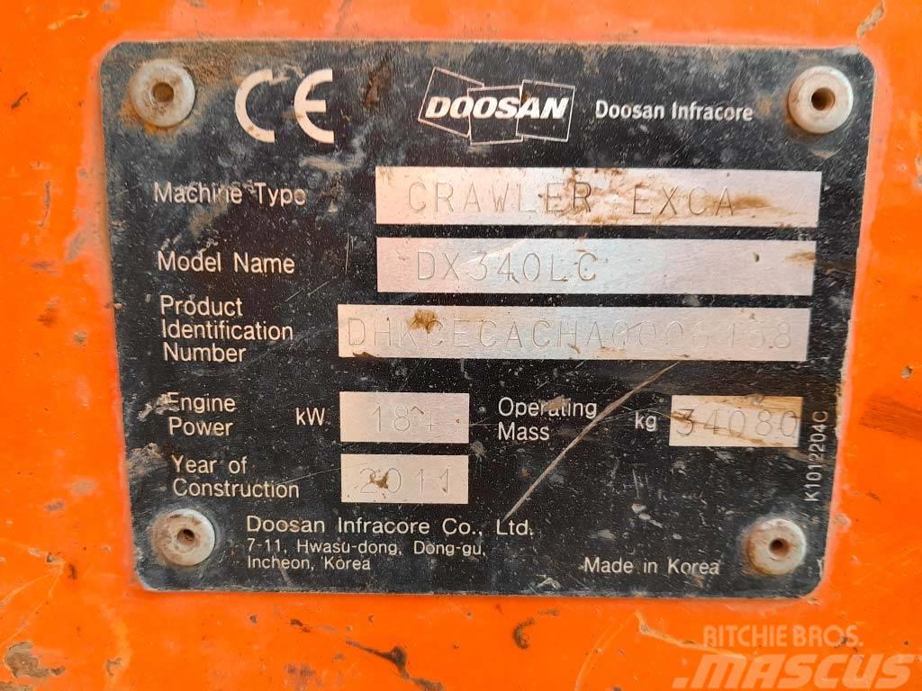 Doosan DX 340 LC Excavatoare pe senile