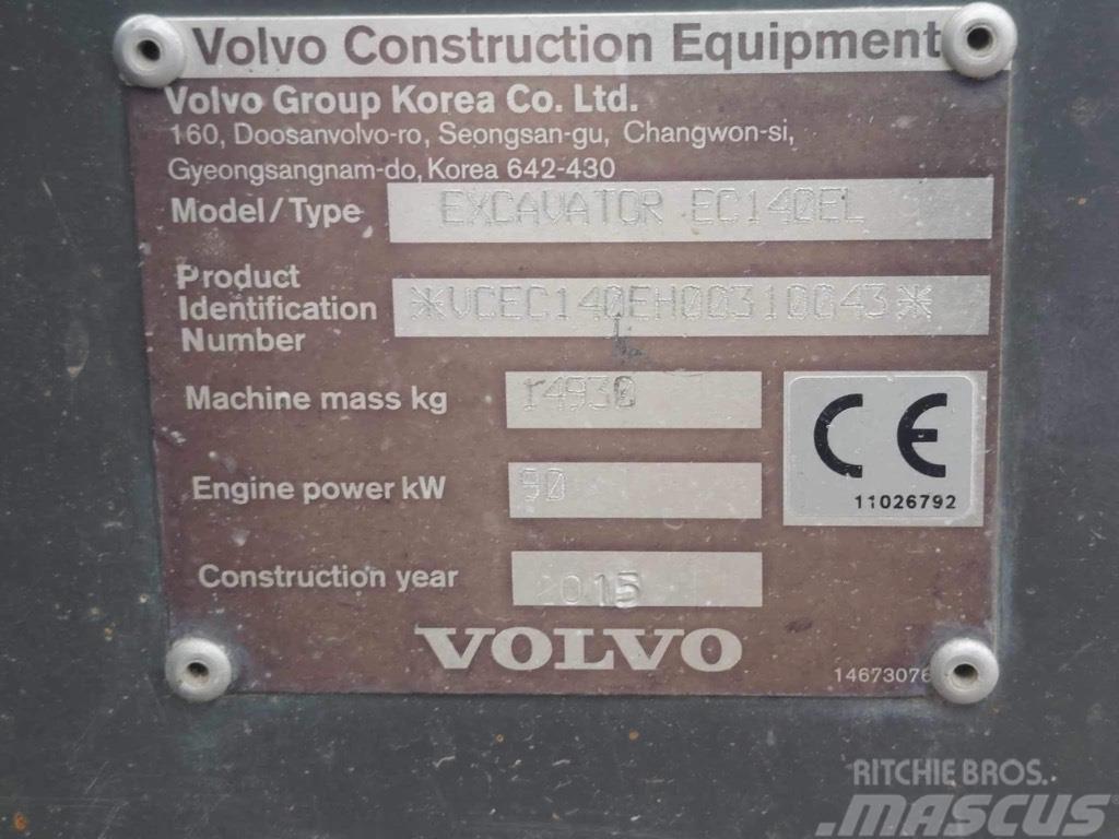 Volvo EC 140 EL Excavatoare pe senile