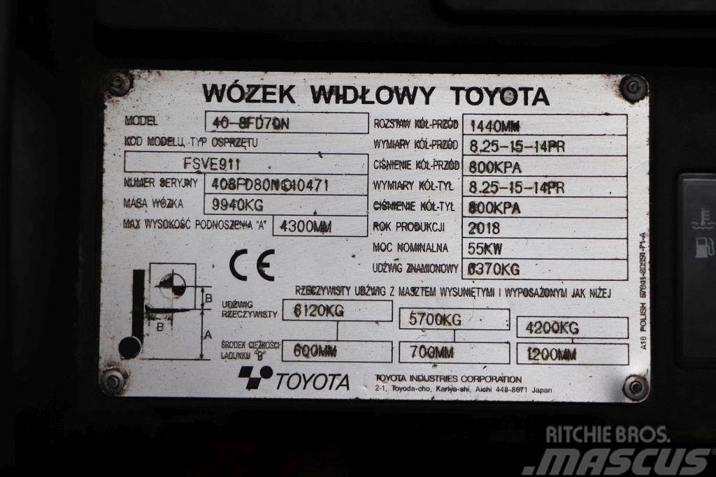 Toyota 40-8FD70N Stivuitor diesel