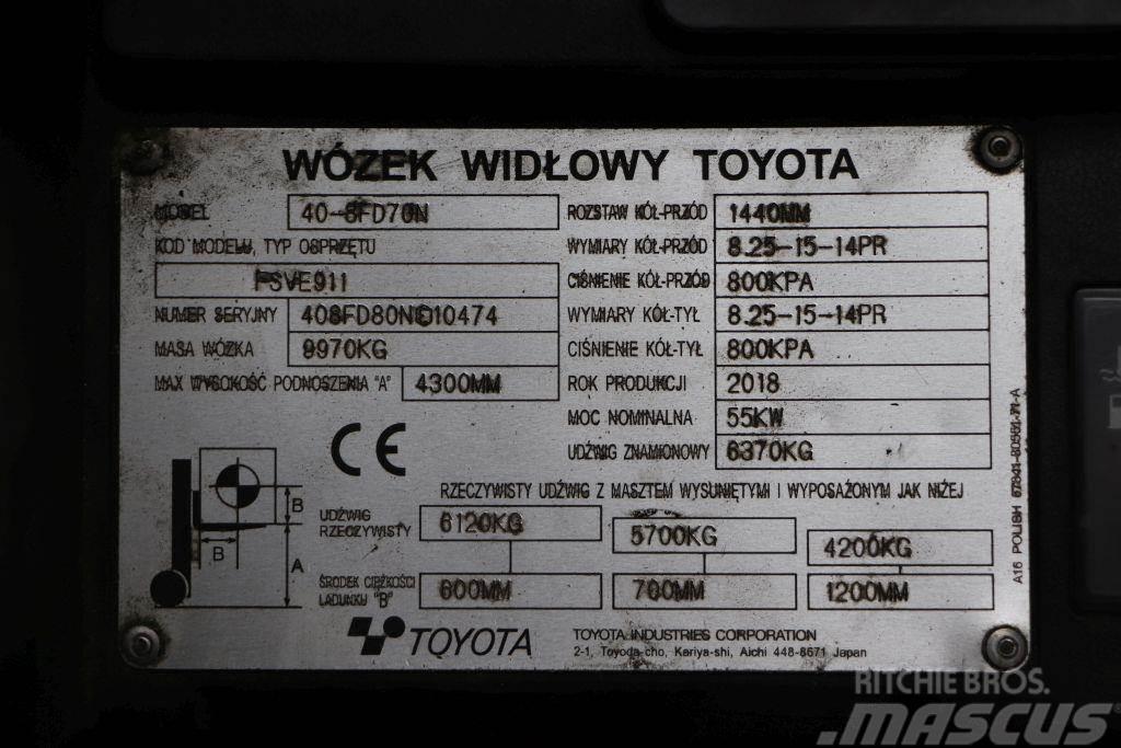 Toyota 40-8FD70N Stivuitor diesel