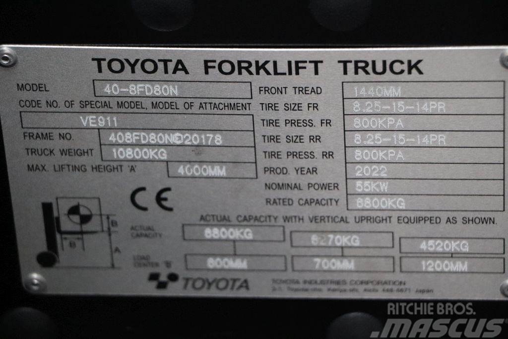 Toyota 40-8FD80N Stivuitor diesel