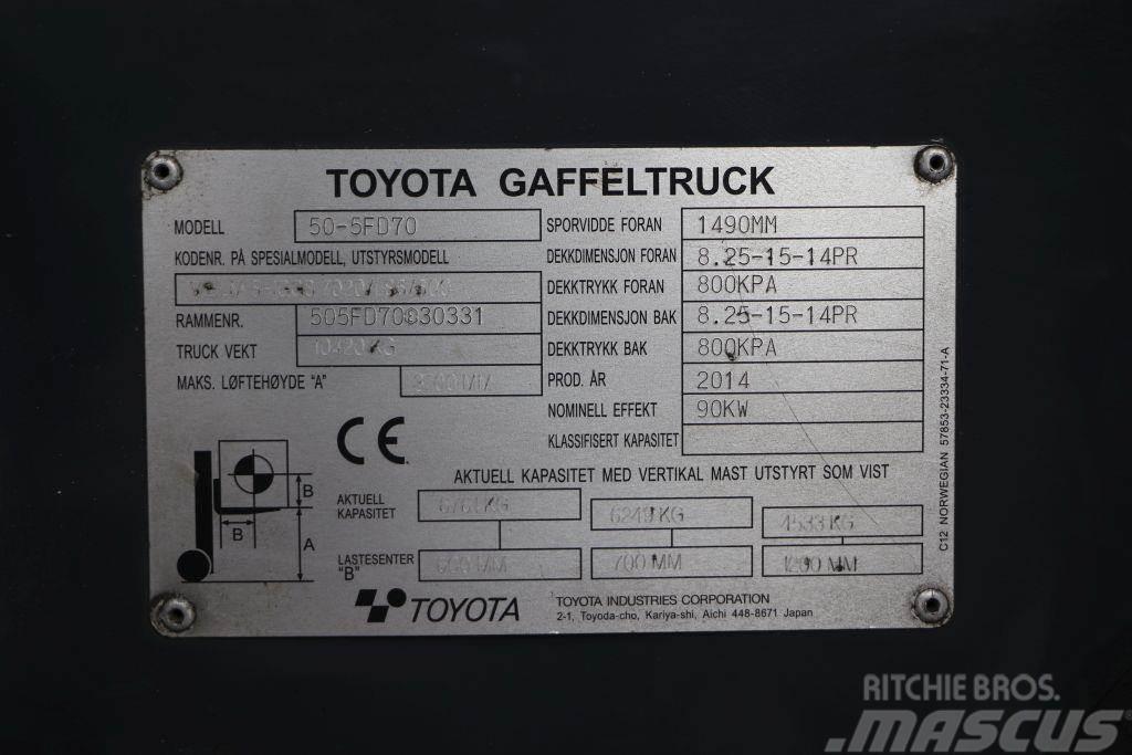Toyota 50-5FD70 Stivuitor diesel