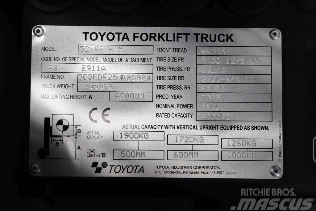 Toyota 52-8FDF25 Stivuitor diesel