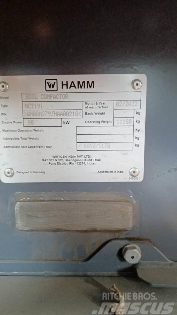 Hamm HC119i Compactoare monocilindrice