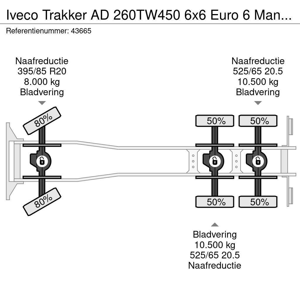 Iveco Trakker AD 260TW450 6x6 Euro 6 Manual Full steel J Autobasculanta
