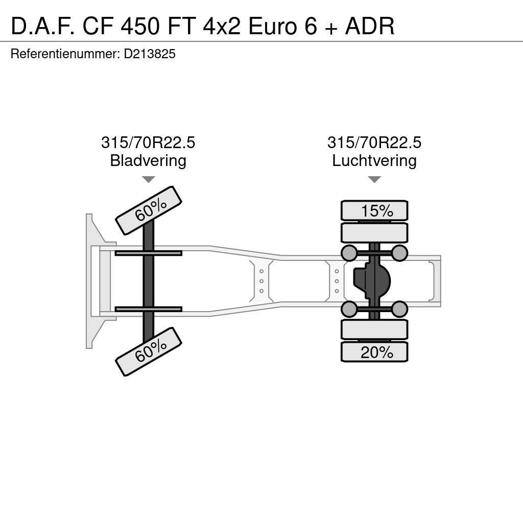 DAF CF 450 FT 4x2 Euro 6 + ADR Autotractoare