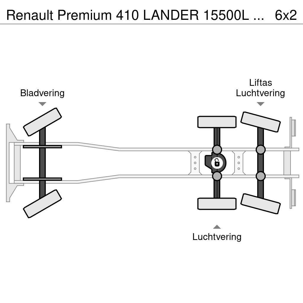 Renault Premium 410 LANDER 15500L INSULATED INOX TANK - 1 Cisterne