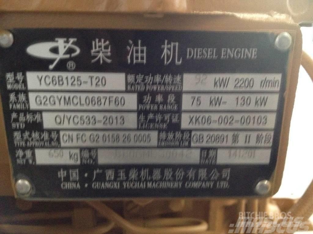 Yuchai YC6B125-T20 Motoare