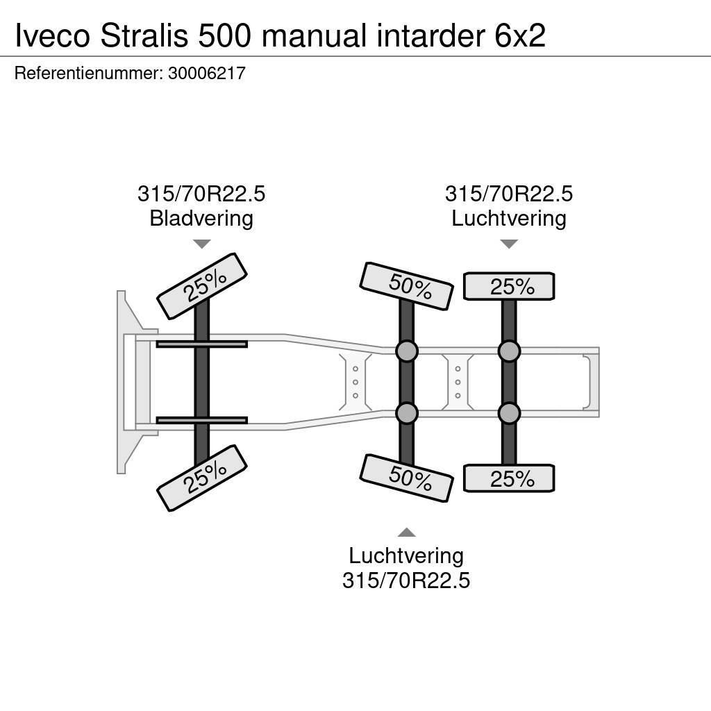 Iveco Stralis 500 manual intarder 6x2 Autotractoare