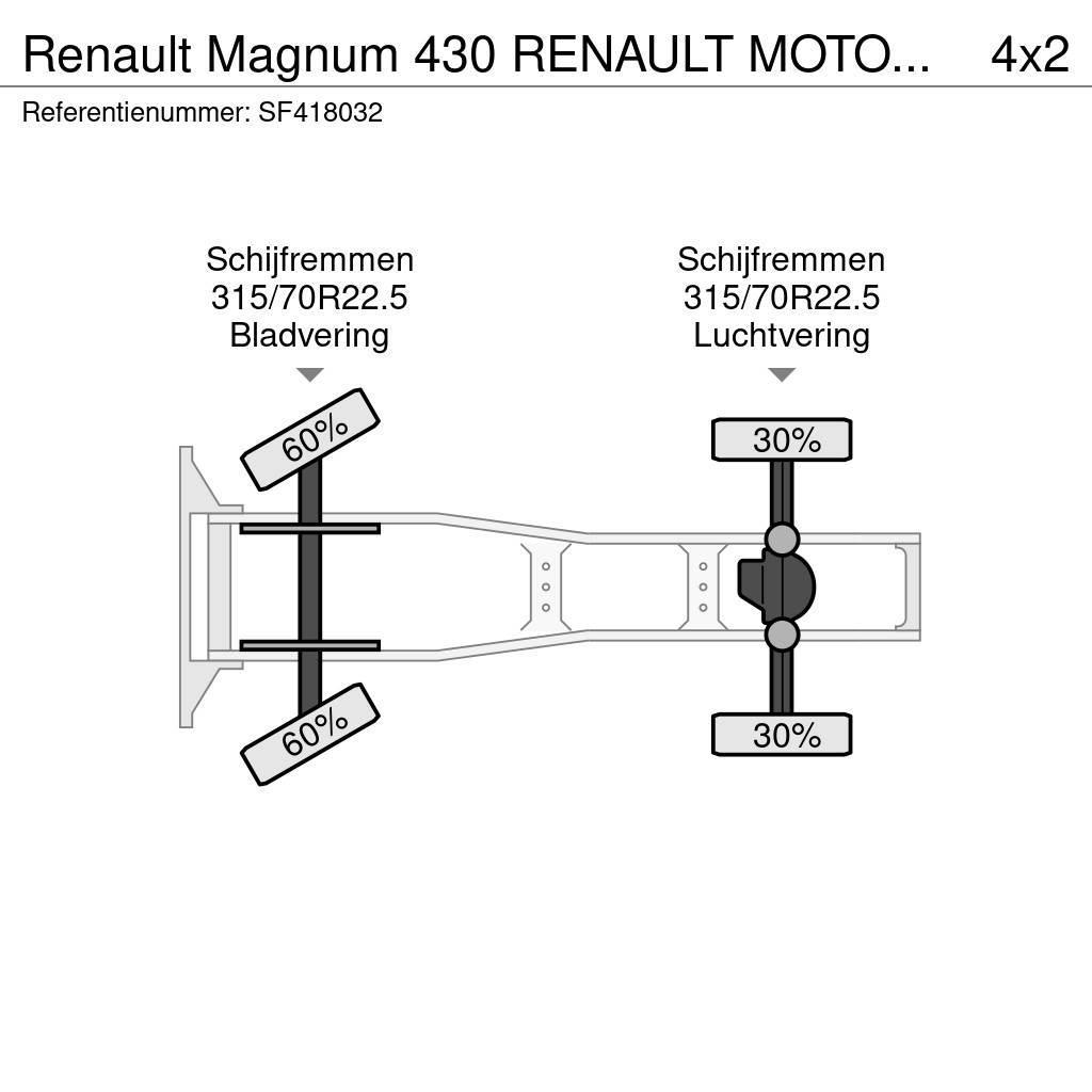 Renault Magnum 430 RENAULT MOTOR / AIRCO Autotractoare