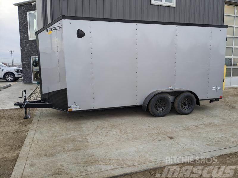  7FT x 16FT Stealth Mustang Series Enclosed Cargo T Remorci utilitare