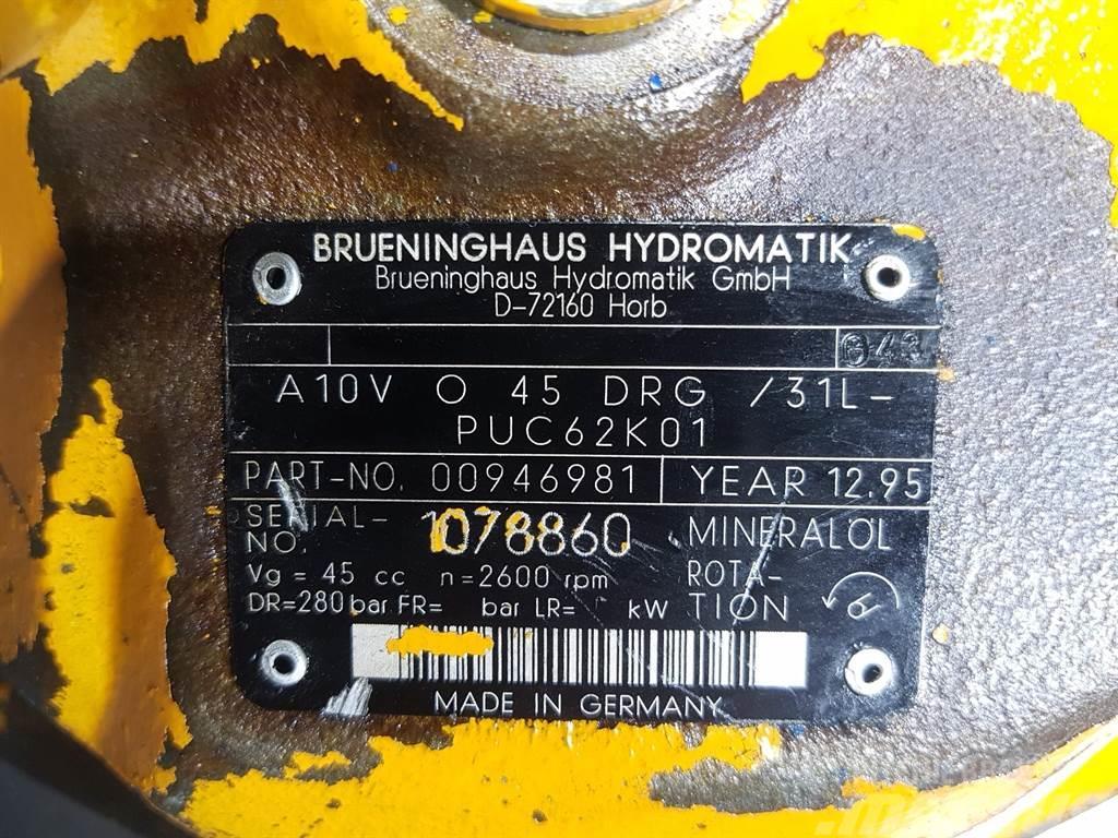 Brueninghaus Hydromatik A10VO45DRG/31L Hidraulice