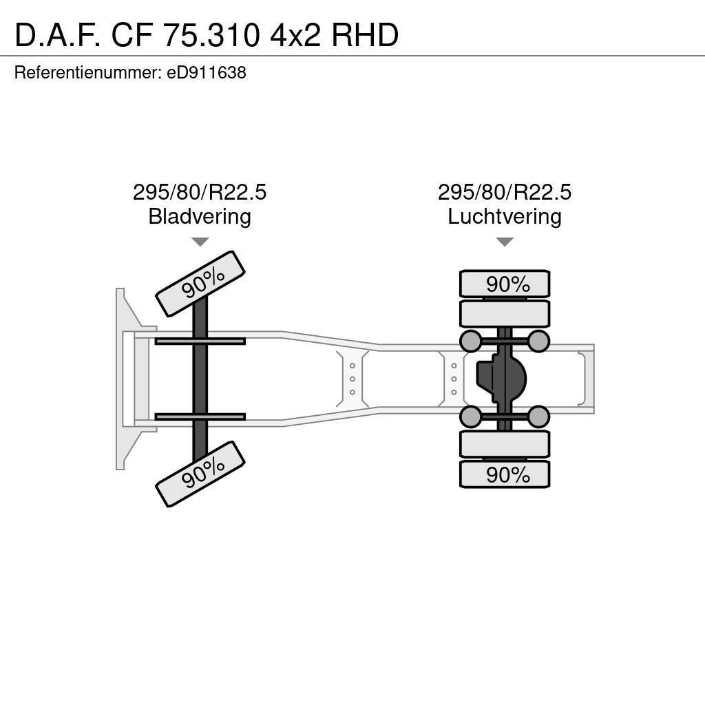 DAF CF 75.310 4x2 RHD Autotractoare