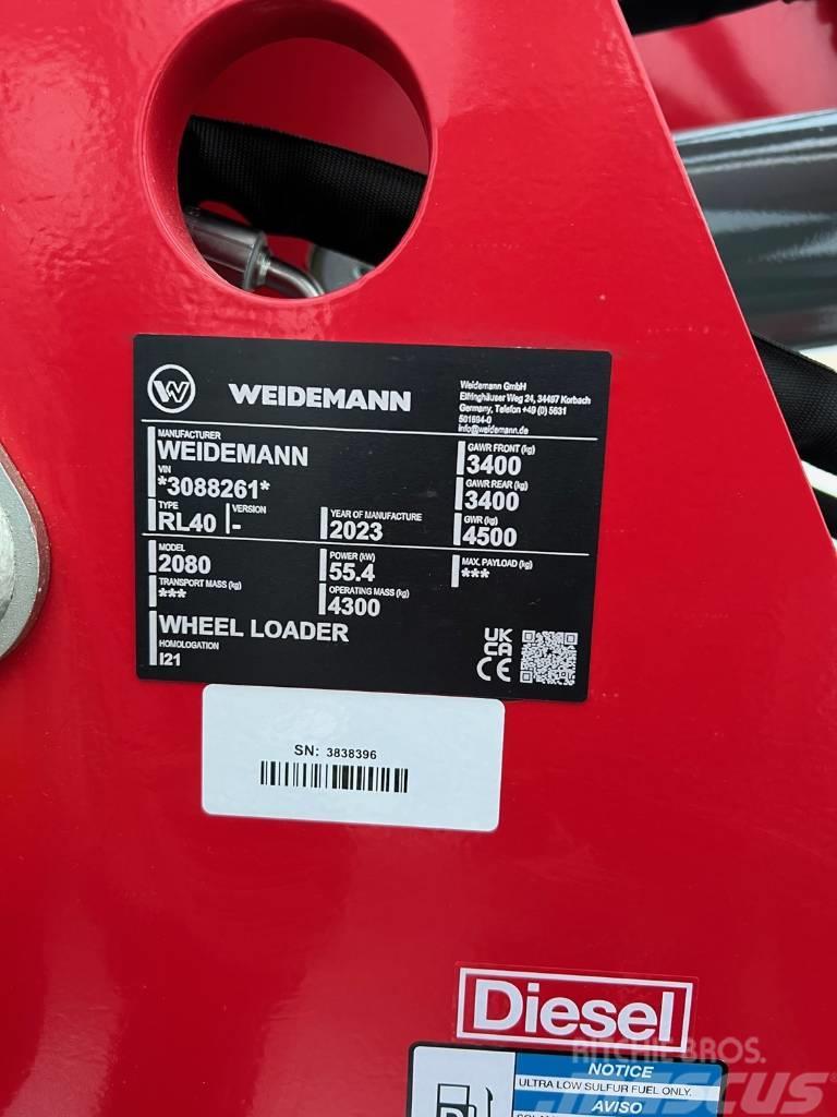 Weidemann 2080 Incarcator pe pneuri