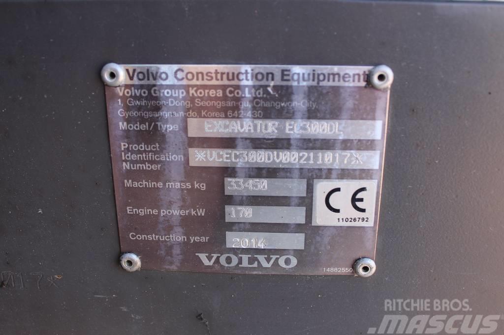 Volvo EC 300 D L / Pyörittäjä, Leica 3D, Kuokkakauha, YM Excavatoare pe senile
