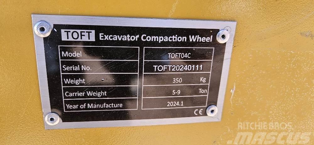  14 inch Excavator Compaction Wheel Alte componente