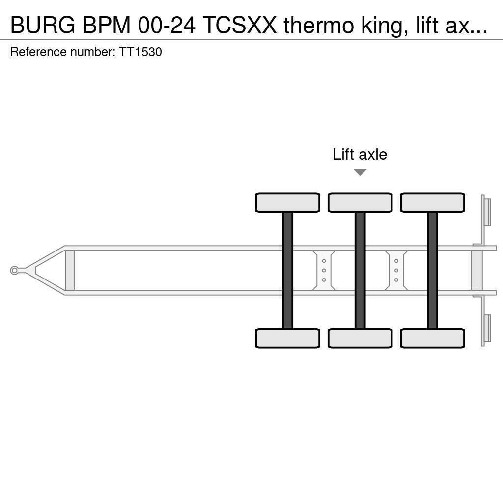 Burg BPM 00-24 TCSXX thermo king, lift axle Remorci frigorifice