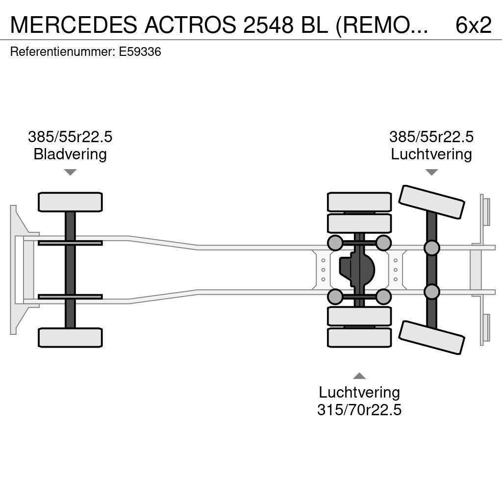 Mercedes-Benz ACTROS 2548 BL (REMORQUE:+6.000€) Camion cu prelata