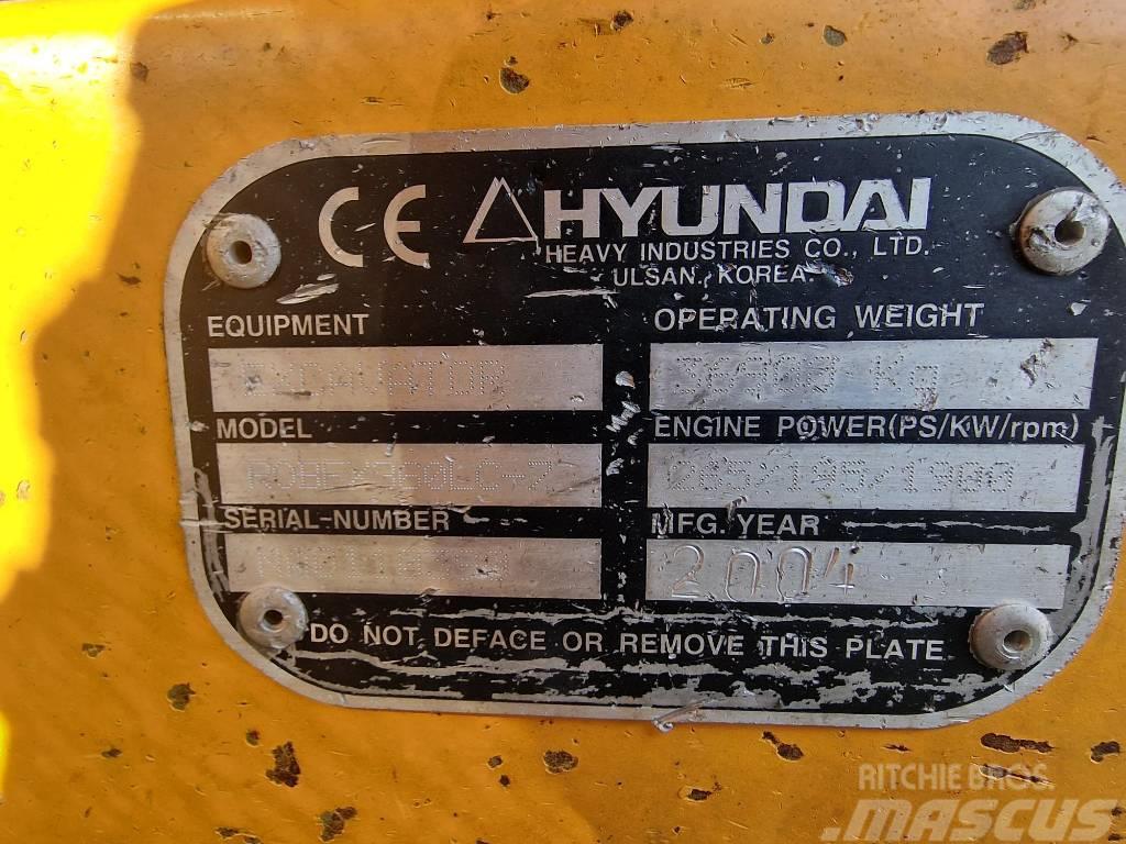 Hyundai 360 LC-7 Excavatoare pe senile