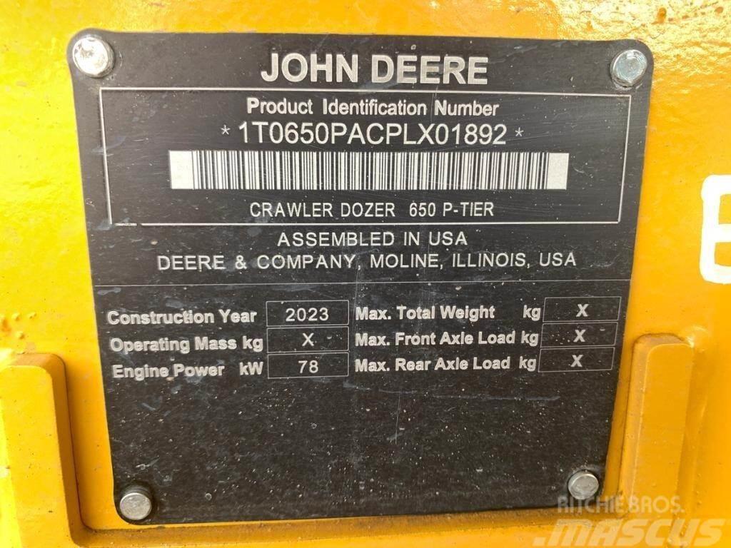 John Deere 650P LGP Buldozere pe senile