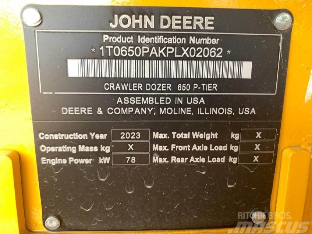 John Deere 650P LGP Buldozere pe senile