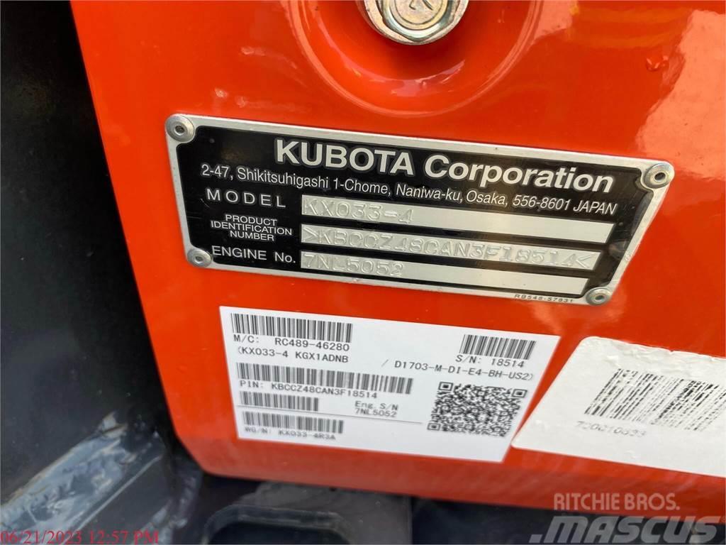 Kubota KX033-4 Mini excavatoare < 7t