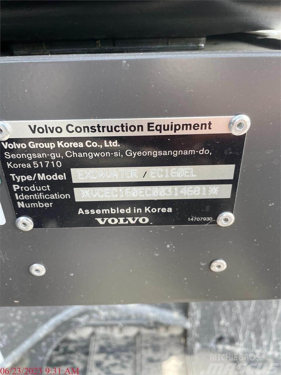 Volvo EC160EL Excavatoare pe senile