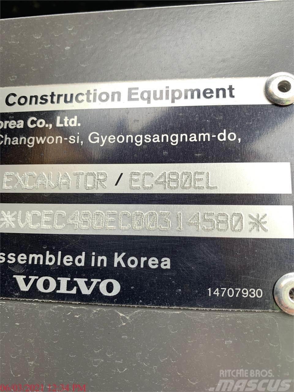 Volvo EC480EL Excavatoare pe senile