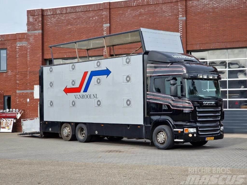 Scania R400 6x2*4 Highline - Cuppers 3 deck livestock - V Animal transport trucks
