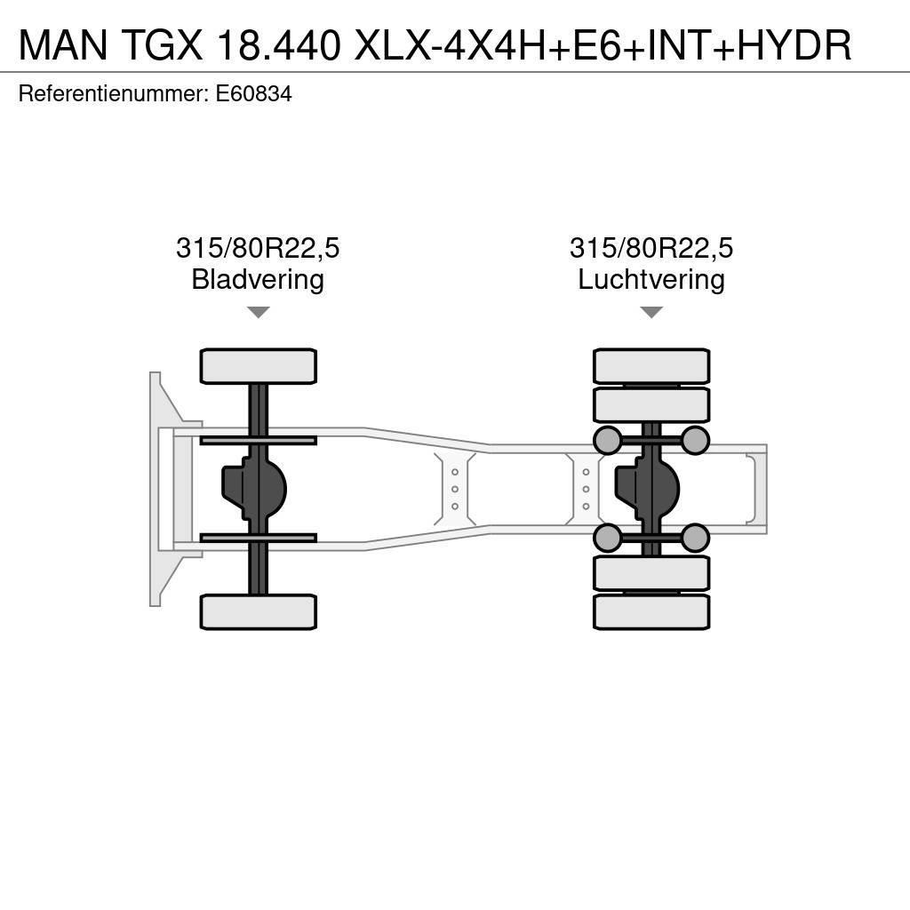 MAN TGX 18.440 XLX-4X4H+E6+INT+HYDR Autotractoare