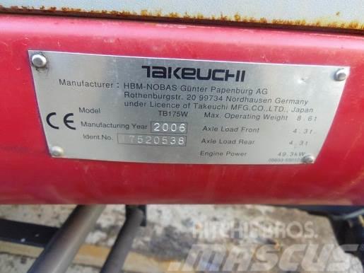 Takeuchi TB175W MINI EXCAVATOR. THIS MACHINE IS FIRE DAMA Mini excavatoare < 7t
