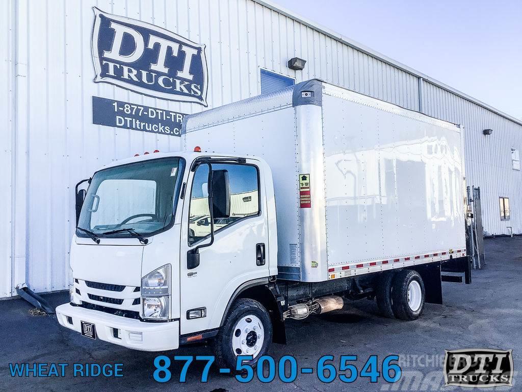 Isuzu NPR 14'L Box Truck, Gas, Auto Transmission, 1,600  Autocamioane