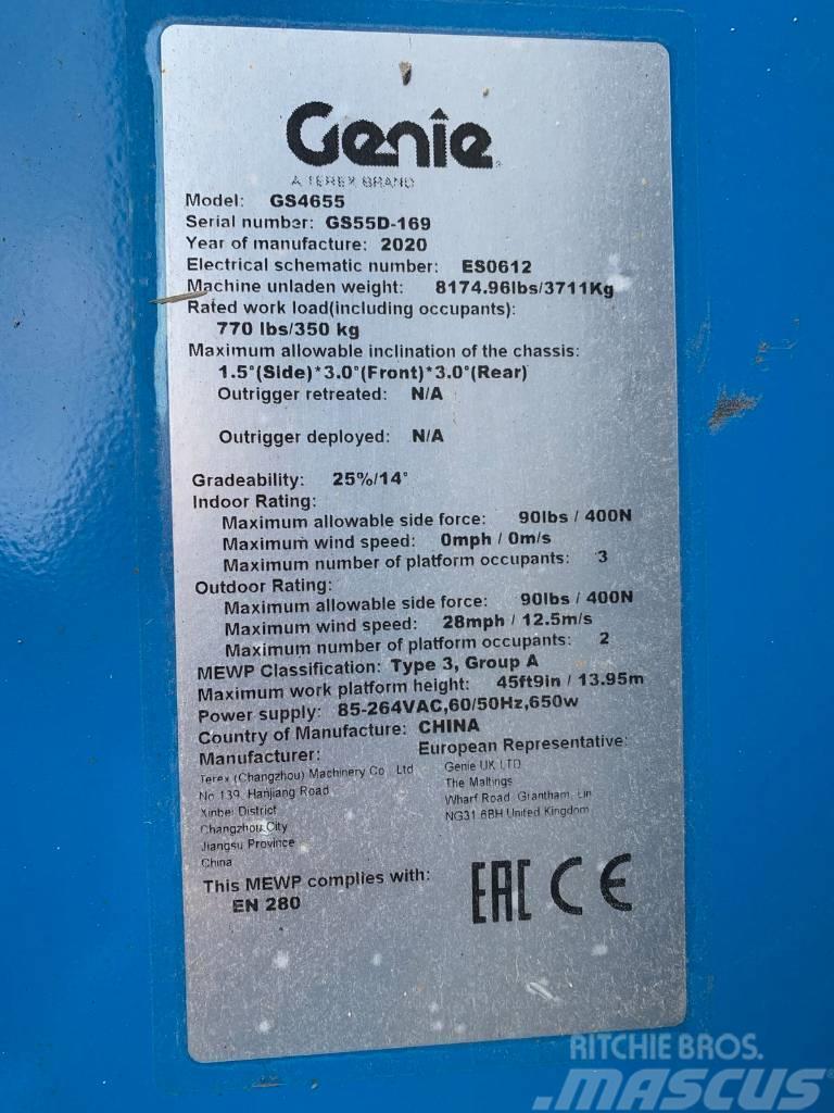Genie GS 4655, NEW, 16m, electric scissor lift Platforme foarfeca