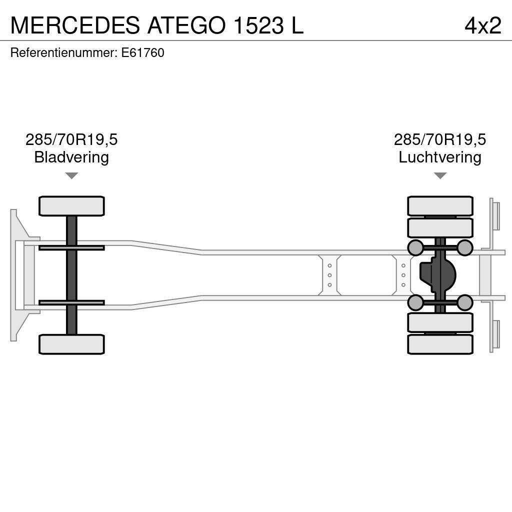 Mercedes-Benz ATEGO 1523 L Camion cu control de temperatura