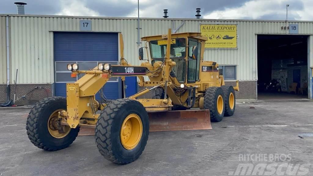 CAT 140H Motor Grader with Ripper Airco Good Condition Gredere