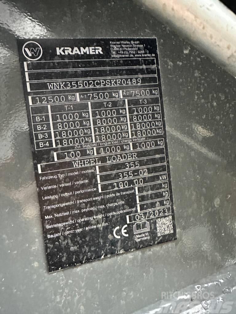 Kramer 8155 Radlader Stufe V Incarcator pe pneuri