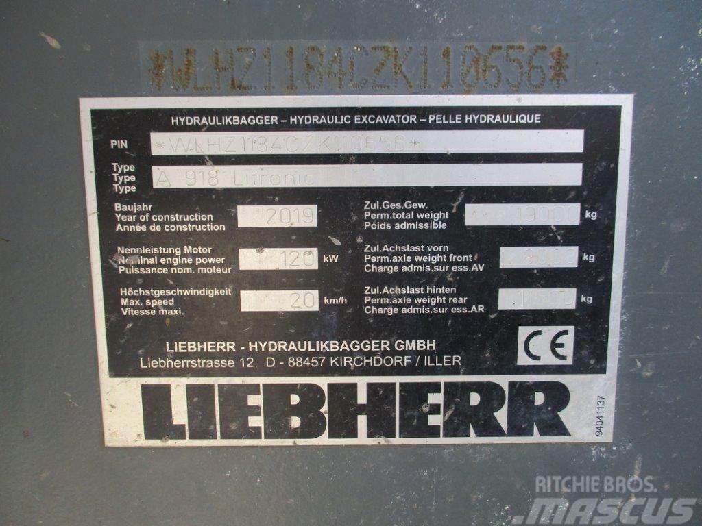 Liebherr A 918 Litronic Excavatoare cu roti
