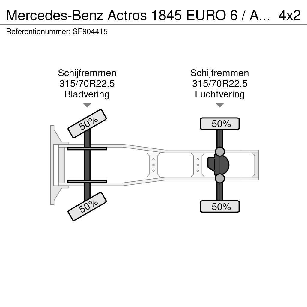 Mercedes-Benz Actros 1845 EURO 6 / AIRCO Autotractoare
