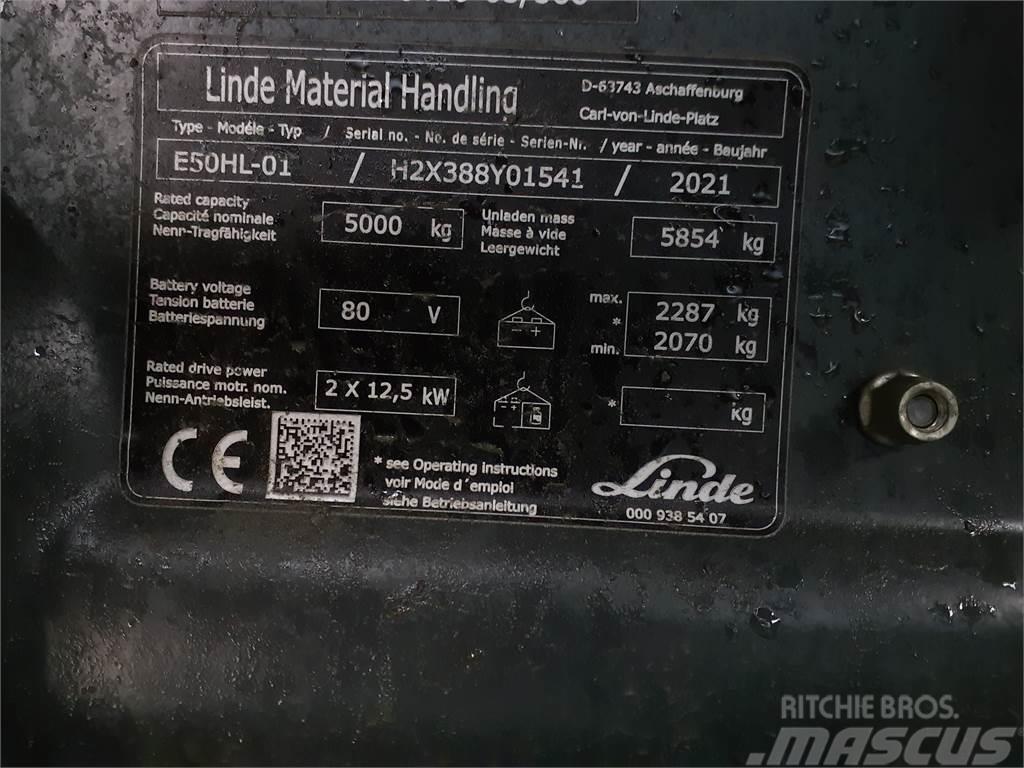 Linde E50HL Stivuitor electric