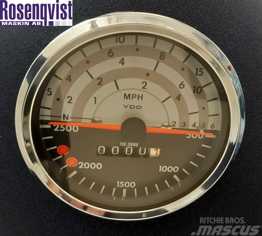 Deutz-Fahr VDO Tachometer mph 01163988, 129.035/034/035 Electronice
