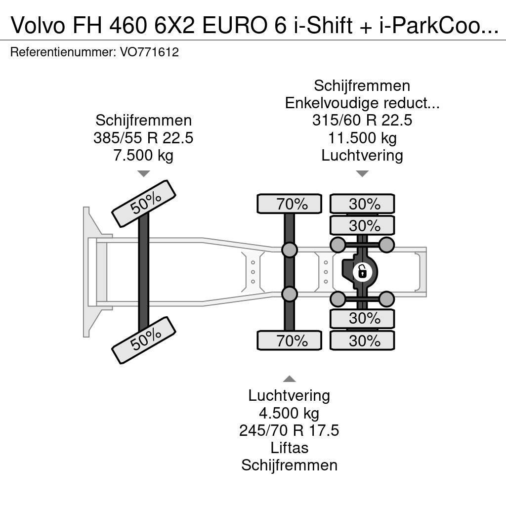 Volvo FH 460 6X2 EURO 6 i-Shift + i-ParkCool + TIPPER HY Autotractoare