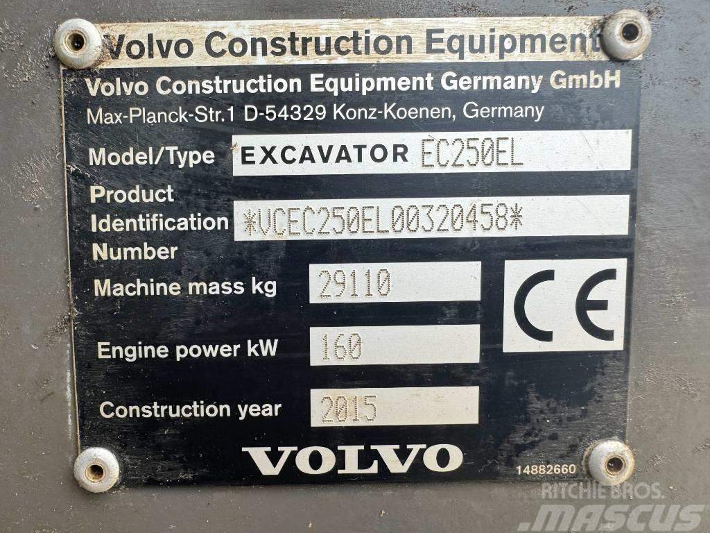 Volvo EC250EL Excellent Working Condition / CE Excavatoare pe senile